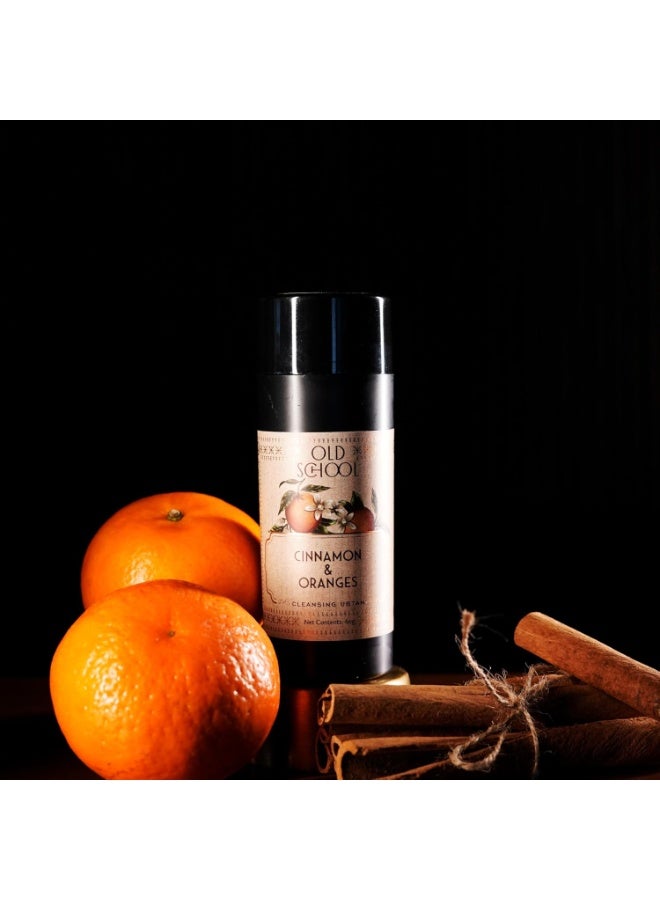 Old School Rituals Cinnamon & Oranges Cleansing Ubtan | Exfoliating Face Wash Powder | For Radiant & Clear Skin | 60g | Removes Dead Skin & Impurities | Infused with Natural Cinnamon & Orange Extracts - Image 2